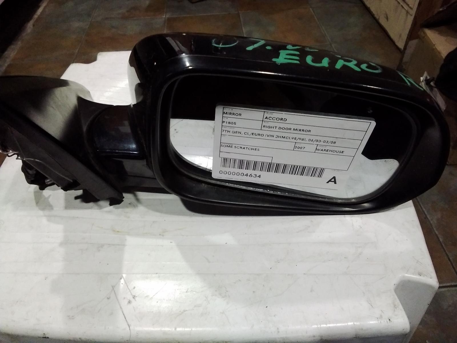 View Auto part Right Door Mirror Honda Accord 2007