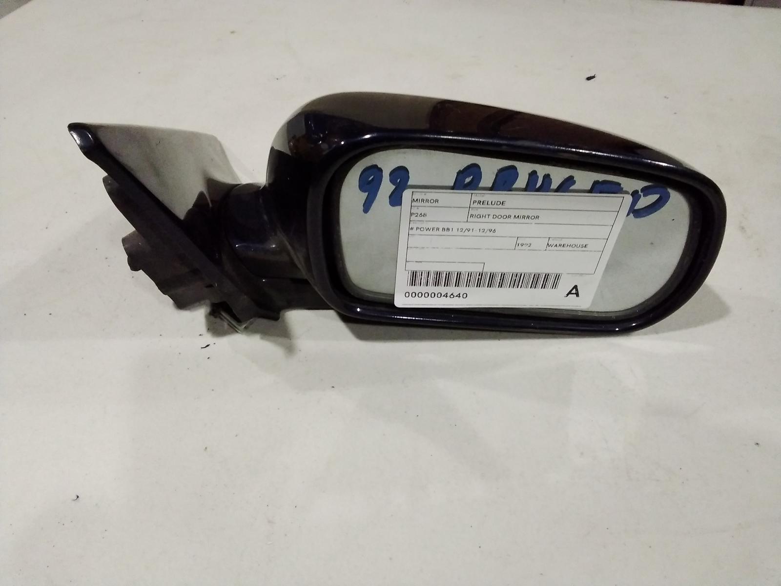 View Auto part Right Door Mirror Honda Prelude 1992