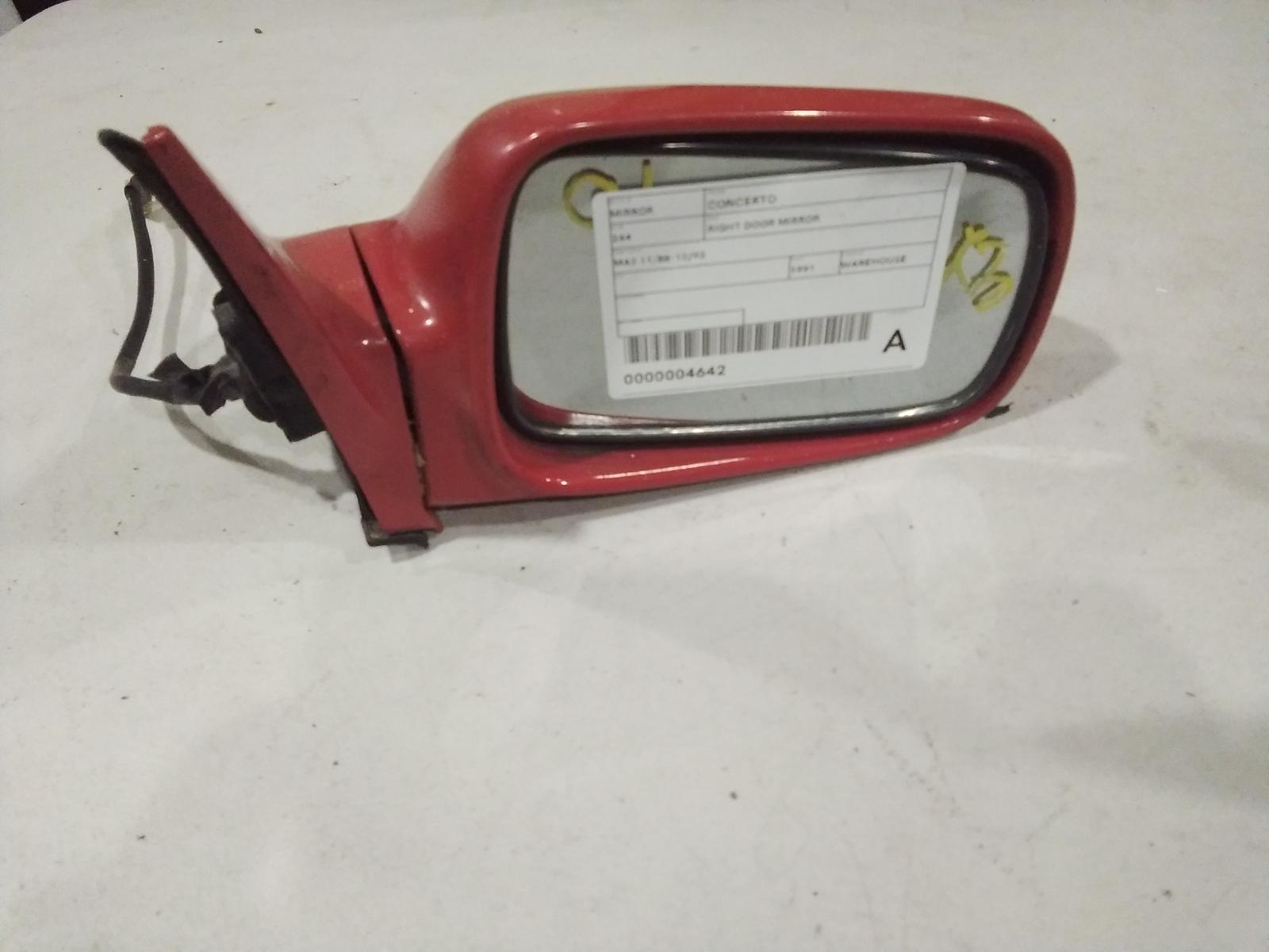View Auto part Right Door Mirror Honda Concerto 1991