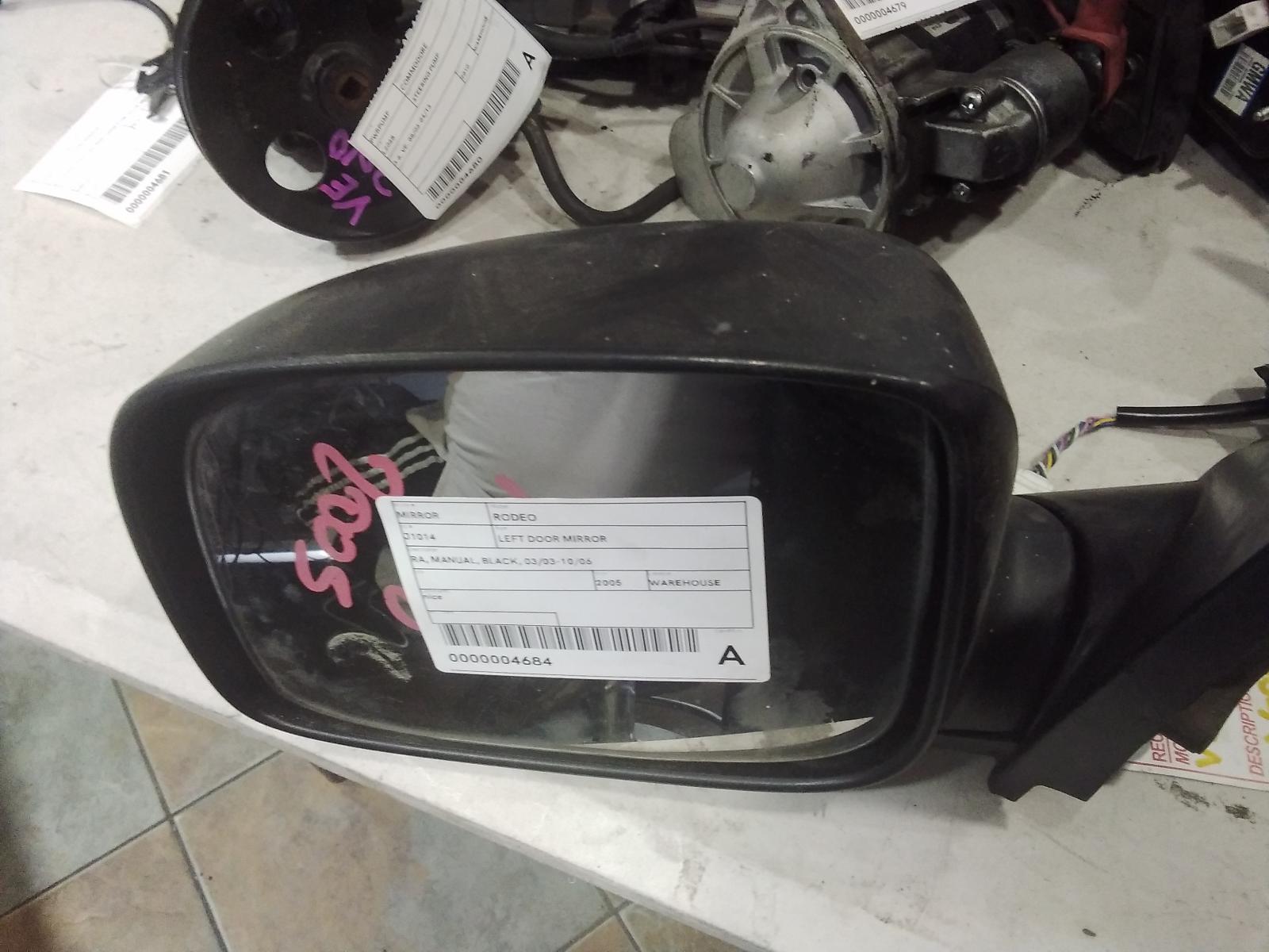 View Auto part Left Door Mirror Holden Rodeo 2005