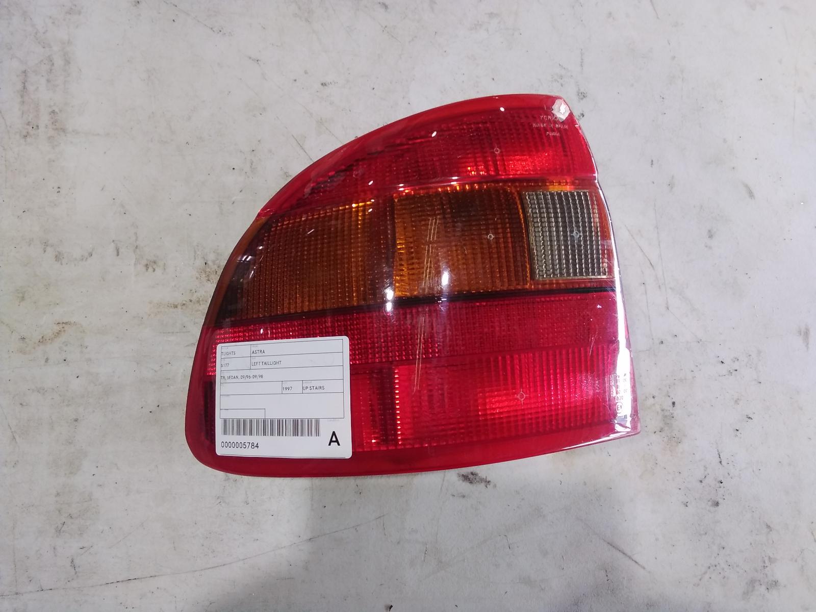 1997 Holden Astra Left Taillight View Auto part Left Taillight Holden Astra 1997