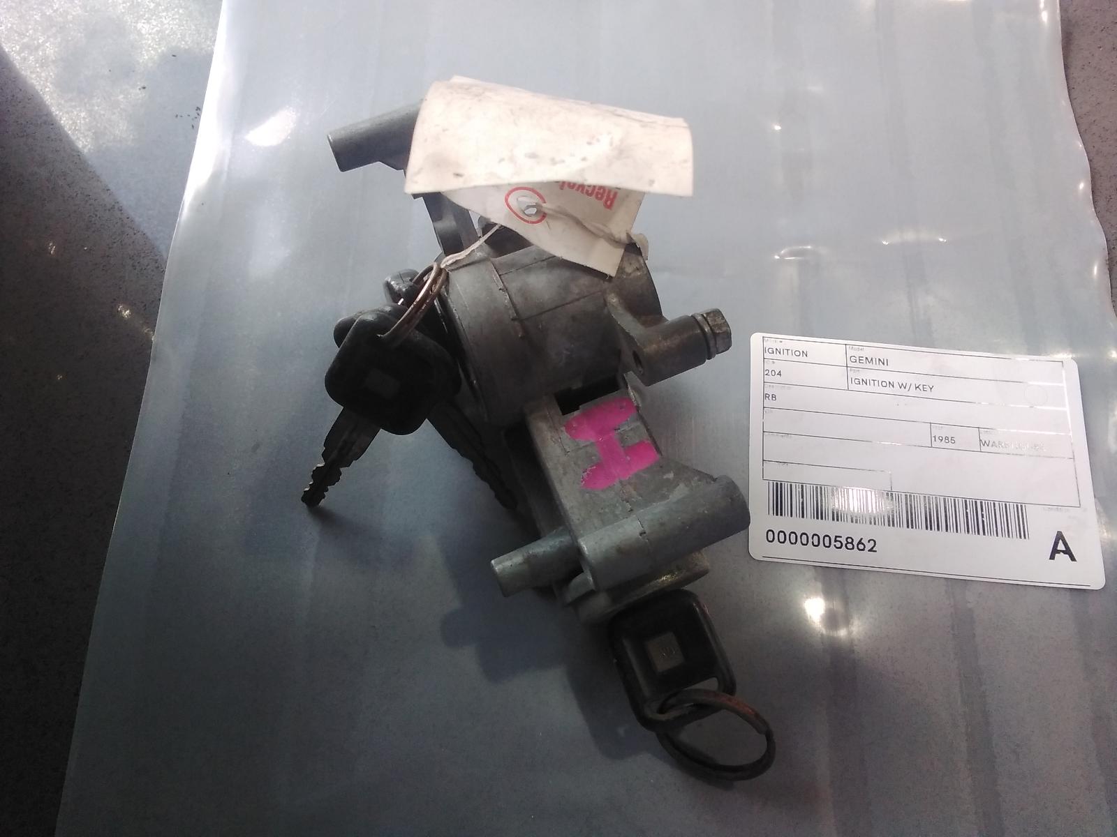 View Auto part Ignition W/ Key Holden Gemini 1985