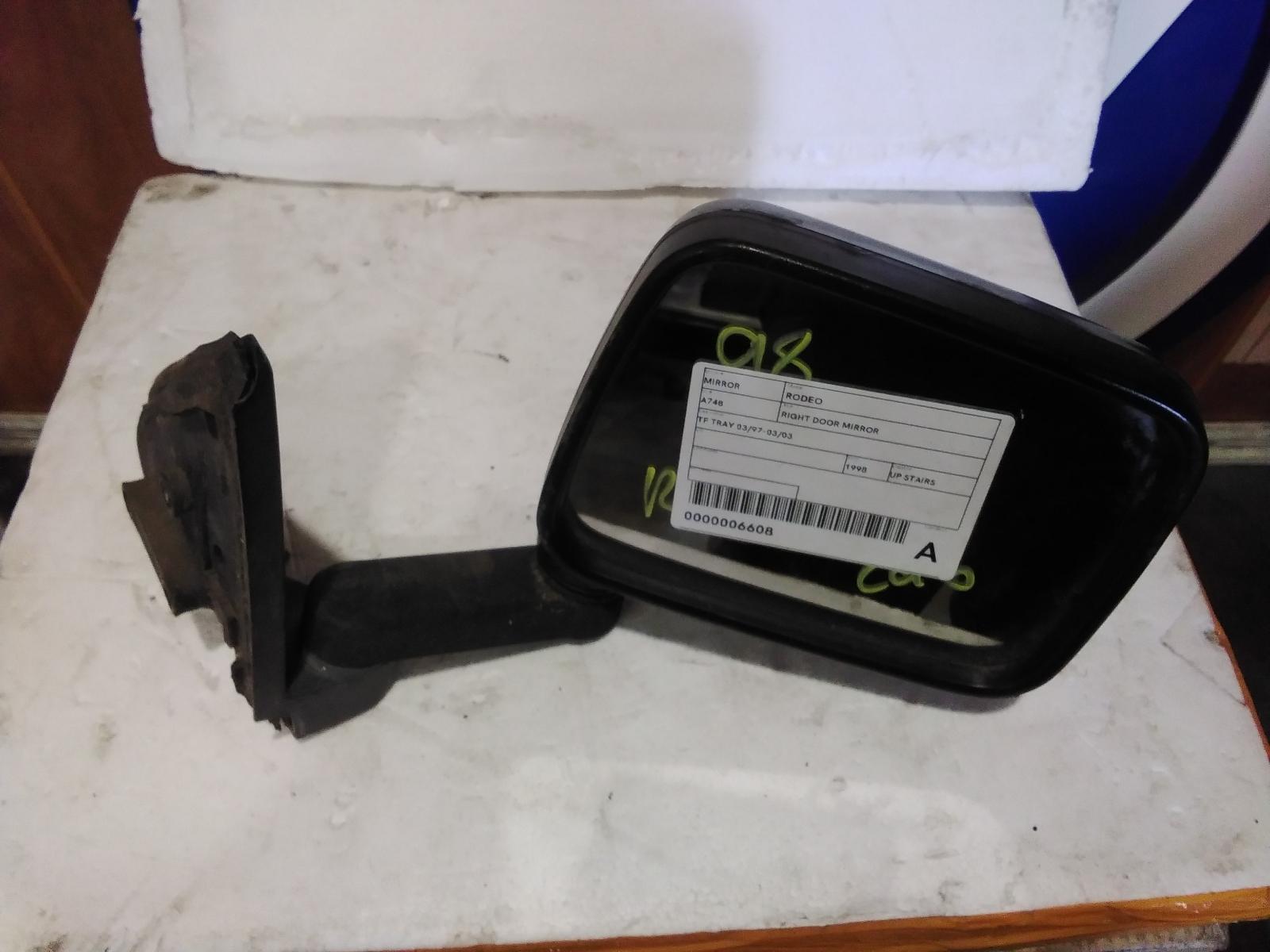 1998 Holden Rodeo Right Door Mirror View Auto part Right Door Mirror Holden Rodeo 1998