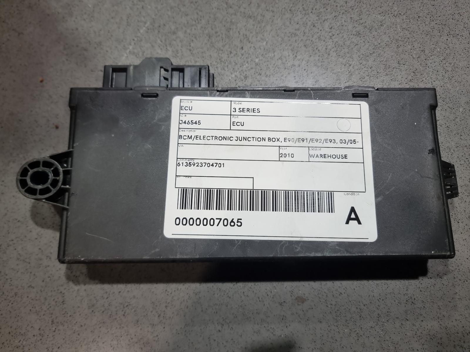 View Auto part Ecu Bmw 3 Series 2010