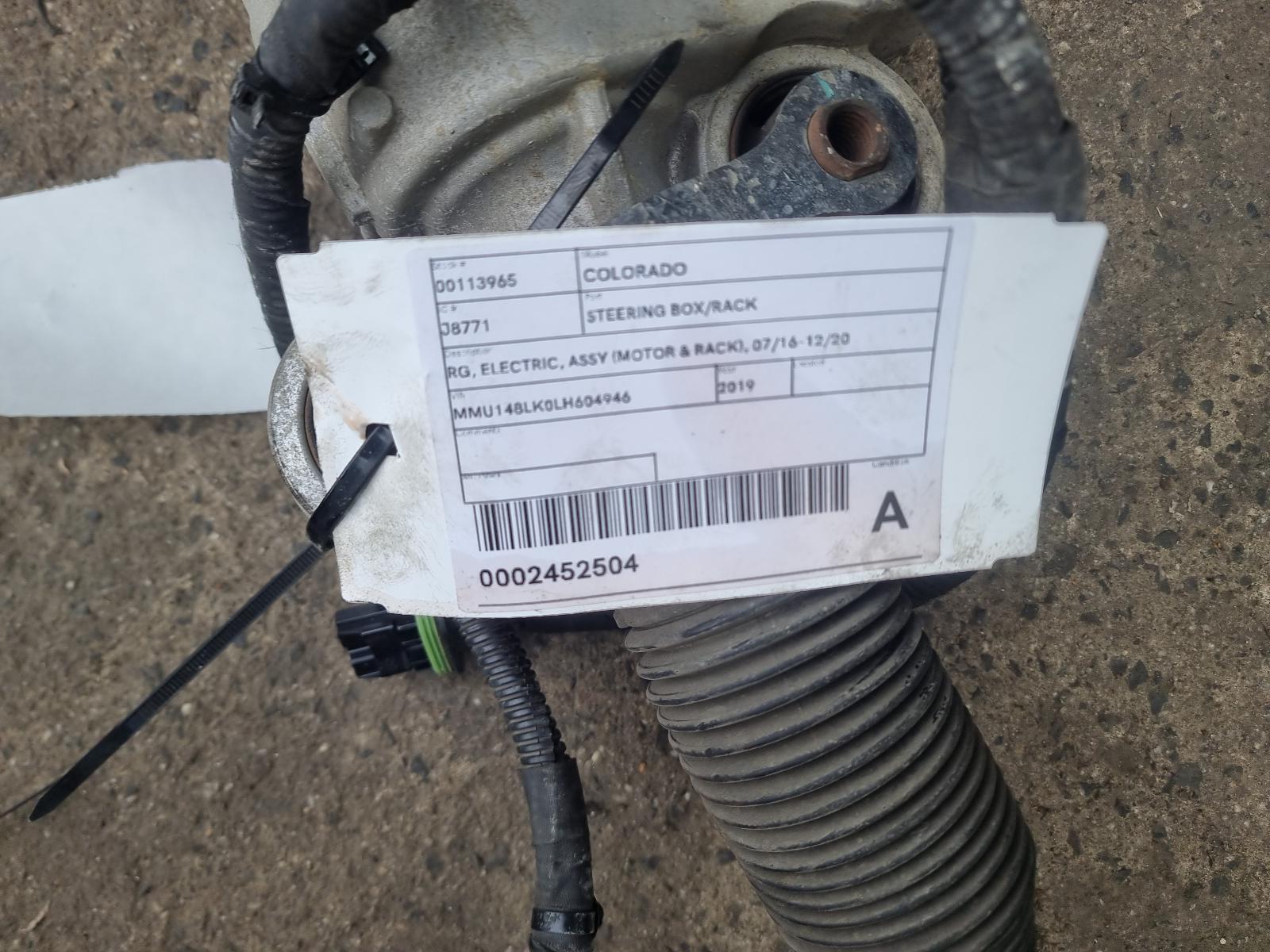 2019 Holden Colorado Steering Box/Rack View Auto part Steering Box/Rack Holden Colorado 2019