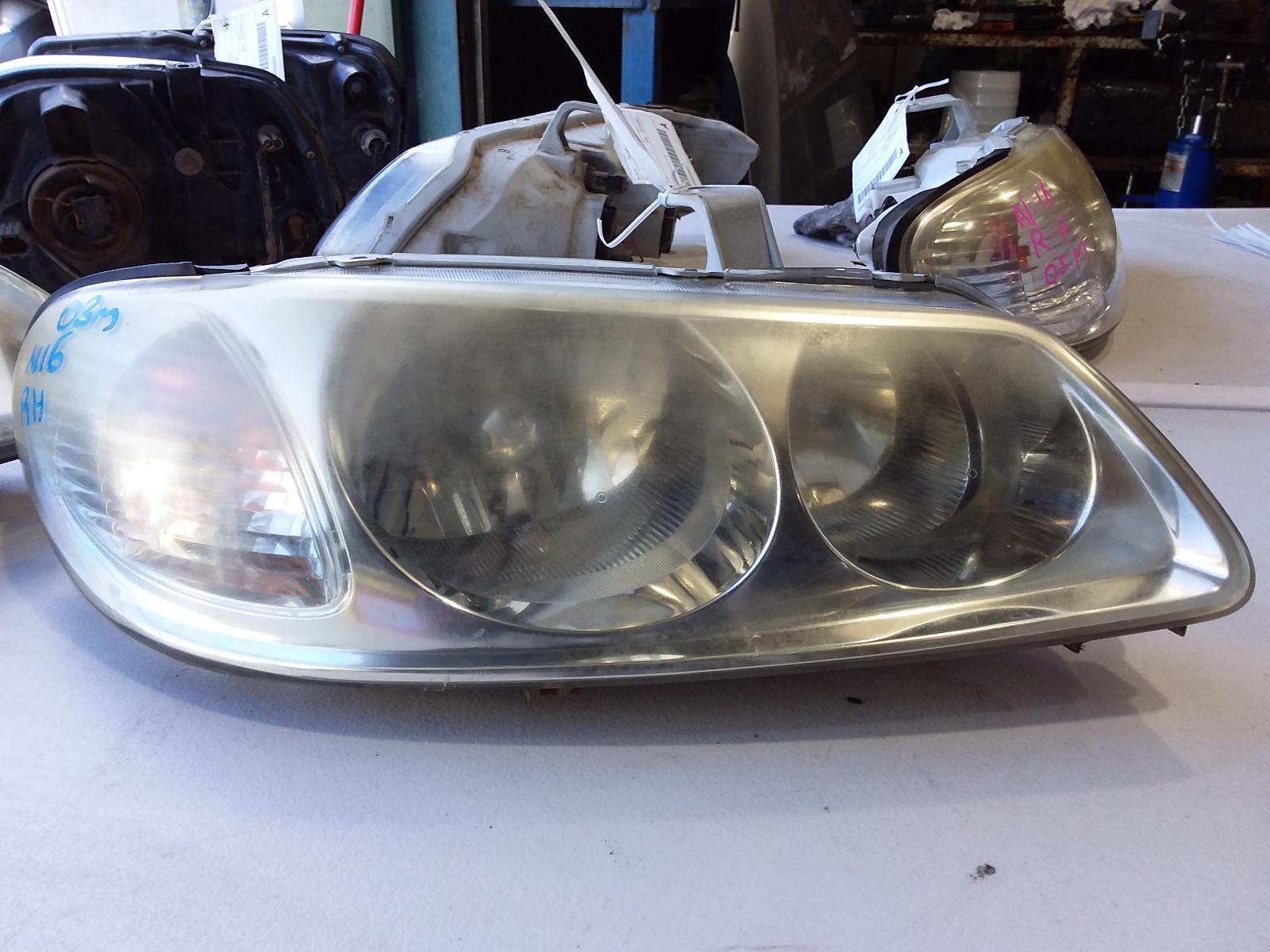 2005 Nissan Pulsar Right Headlamp View Auto part Right Headlamp Nissan Pulsar 2005